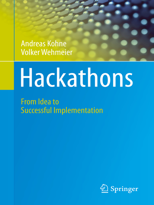 Title details for Hackathons by Andreas Kohne - Available